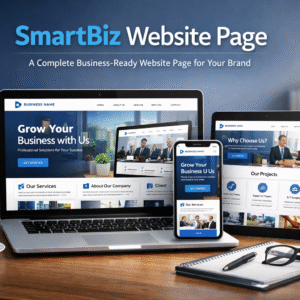 SmartBiz Website Page
