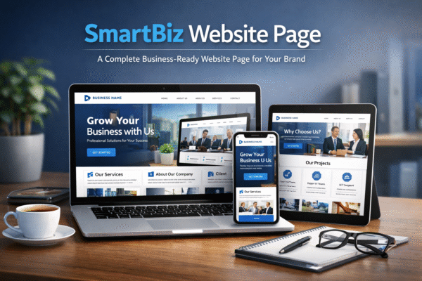 SmartBiz Website Page