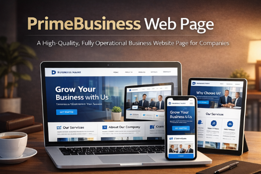 PrimeBusiness Web Page